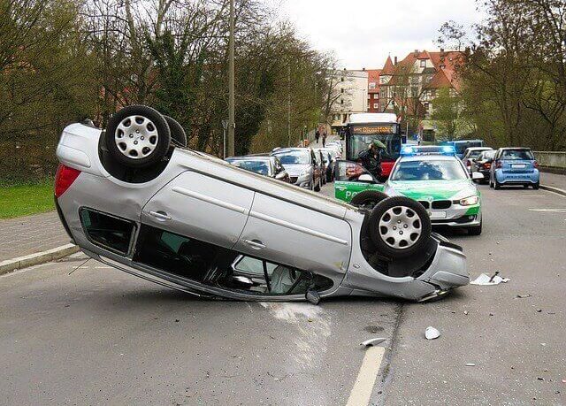 Bevölkerungsschutz Auto Unfall